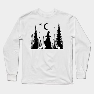 Wizard in a Forest Long Sleeve T-Shirt